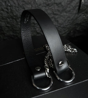 chicchok breathless choker black silver