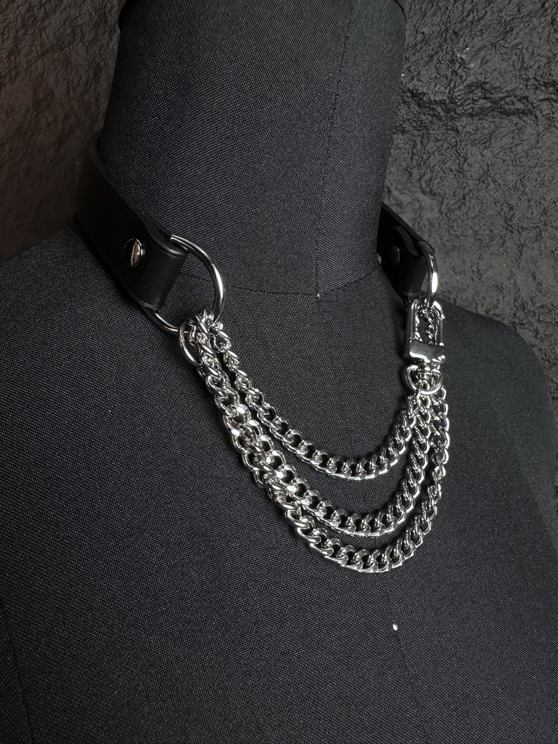 chicchok breathless choker black silver fashion