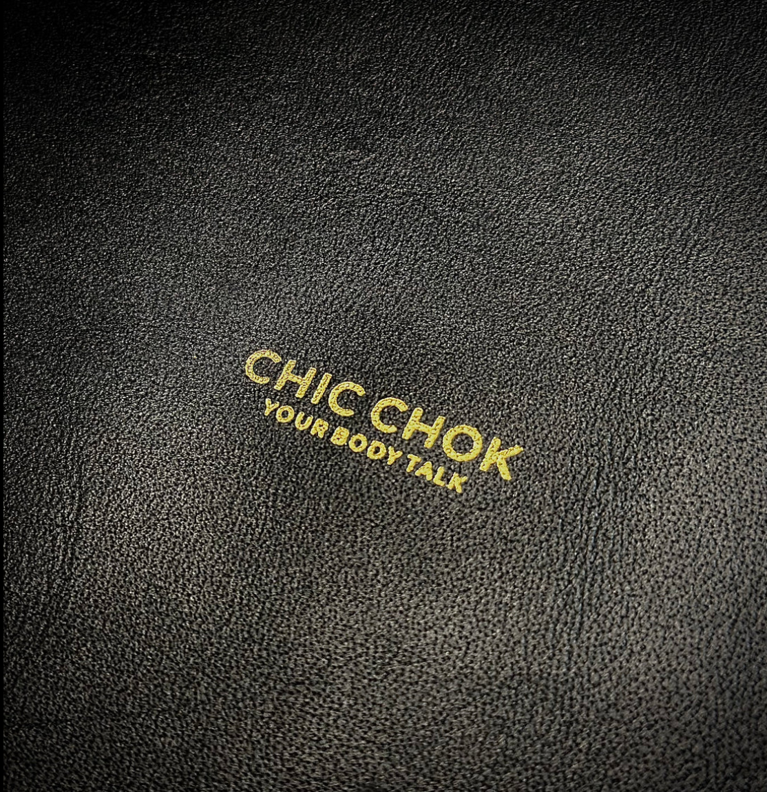 chicchok breathless choker handmade  gold silver red