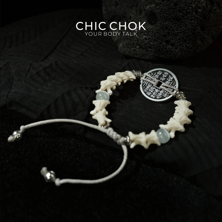 Serpent Vertebrae Bagua Coin