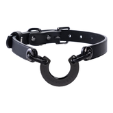 C-shaped necklace, personality and luck, high-quality leather