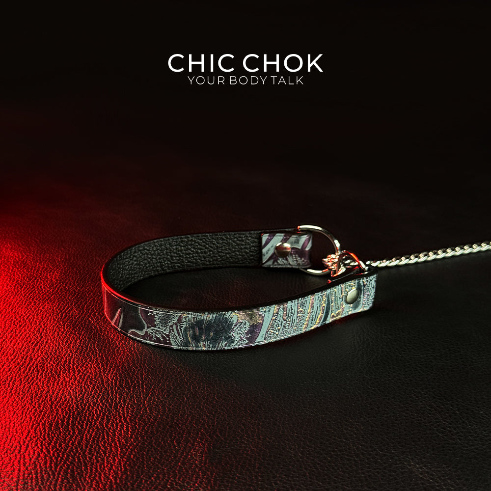 CHICCHOK [Breathless] Pulling Fashion and Fun Choker(Gasping Bloom)