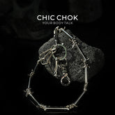 CHICCHOK [Steel Thorns] Heavy Metal Punk Pants Chain