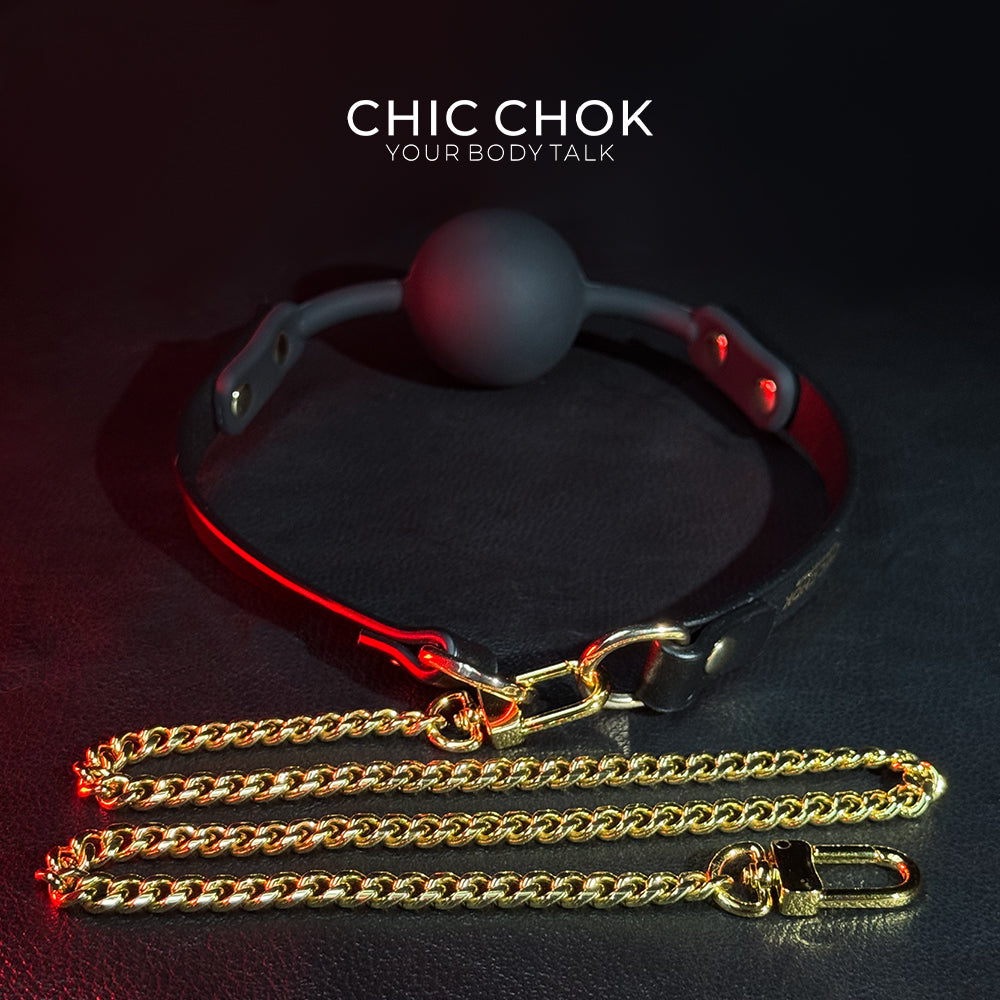 [CHICCHOK] PureSilk Silicone Gag – Gentle Bondage, Elegant Desire