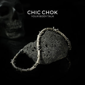 CHICCHOK [Barbed Pulse] Industrial Steel Choker