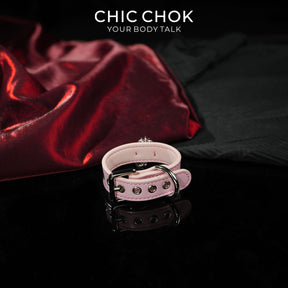 CHICCHOK Luxury Baroque Pink Crystal Leather Bracelet | Gothic Coquette Bowknot Gemstone Cuff | Jirakei Balletcore Rhinestone Harness Wristband
