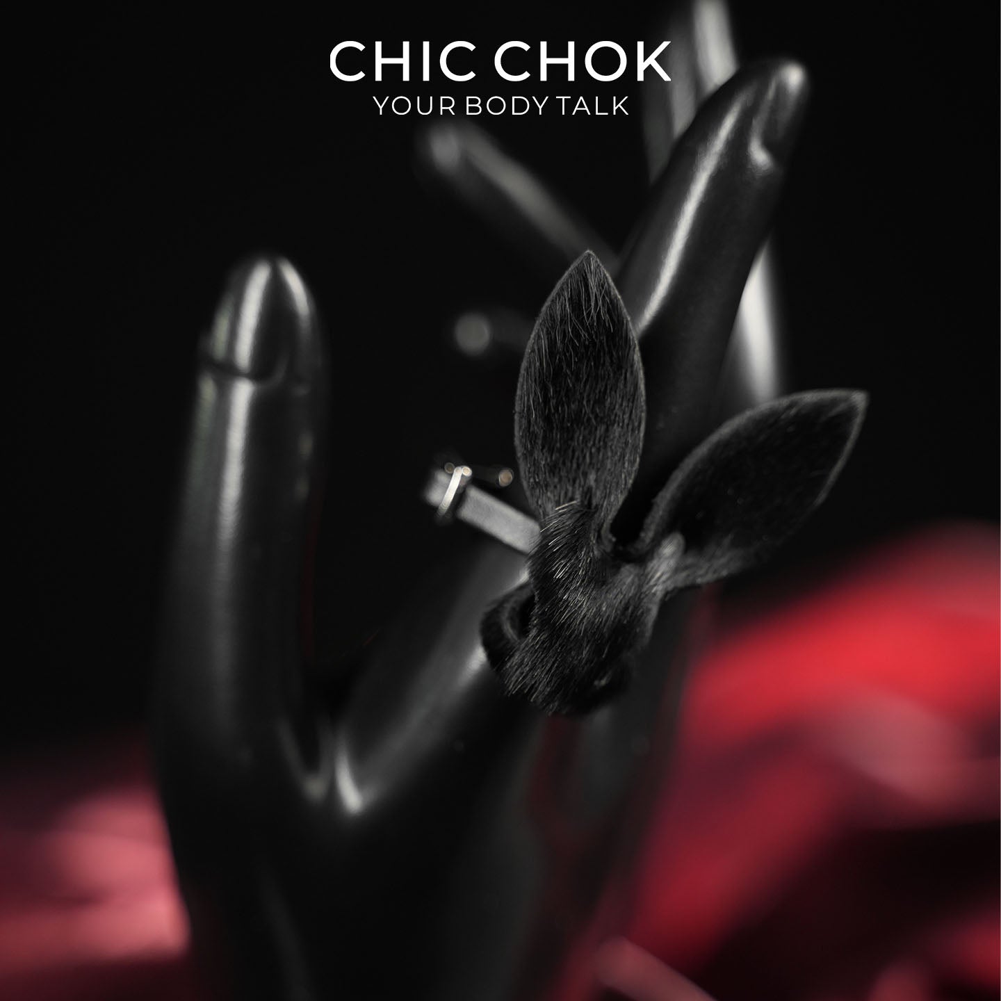CHICCHOK Crimson Viper Rabbit Ring | Genuine Burgundy Snakeskin Statement Ring | Vampire Goth Leather Jewelry