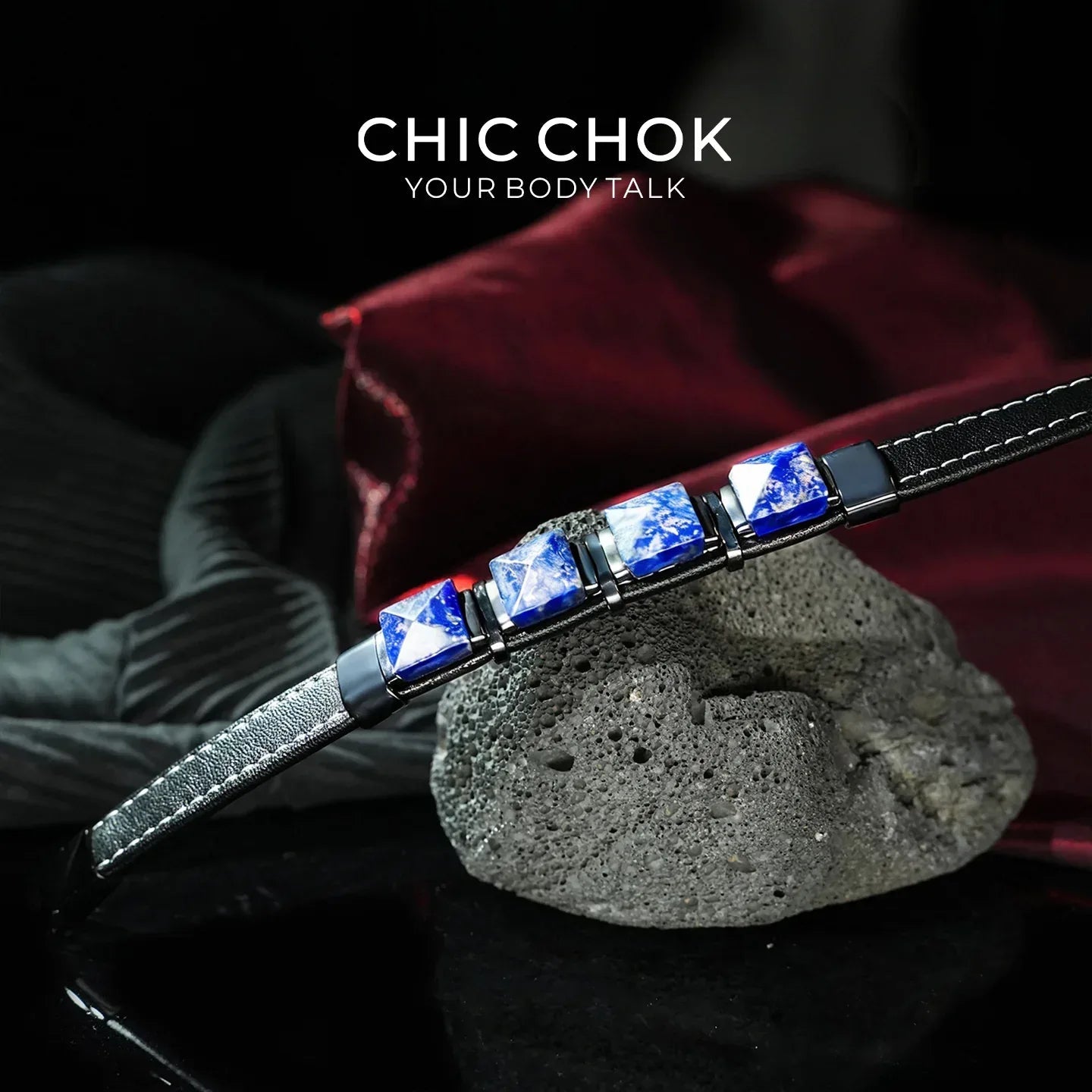 Blue Focus - CHICCHOK - Bracelet, Crystal Bracelet