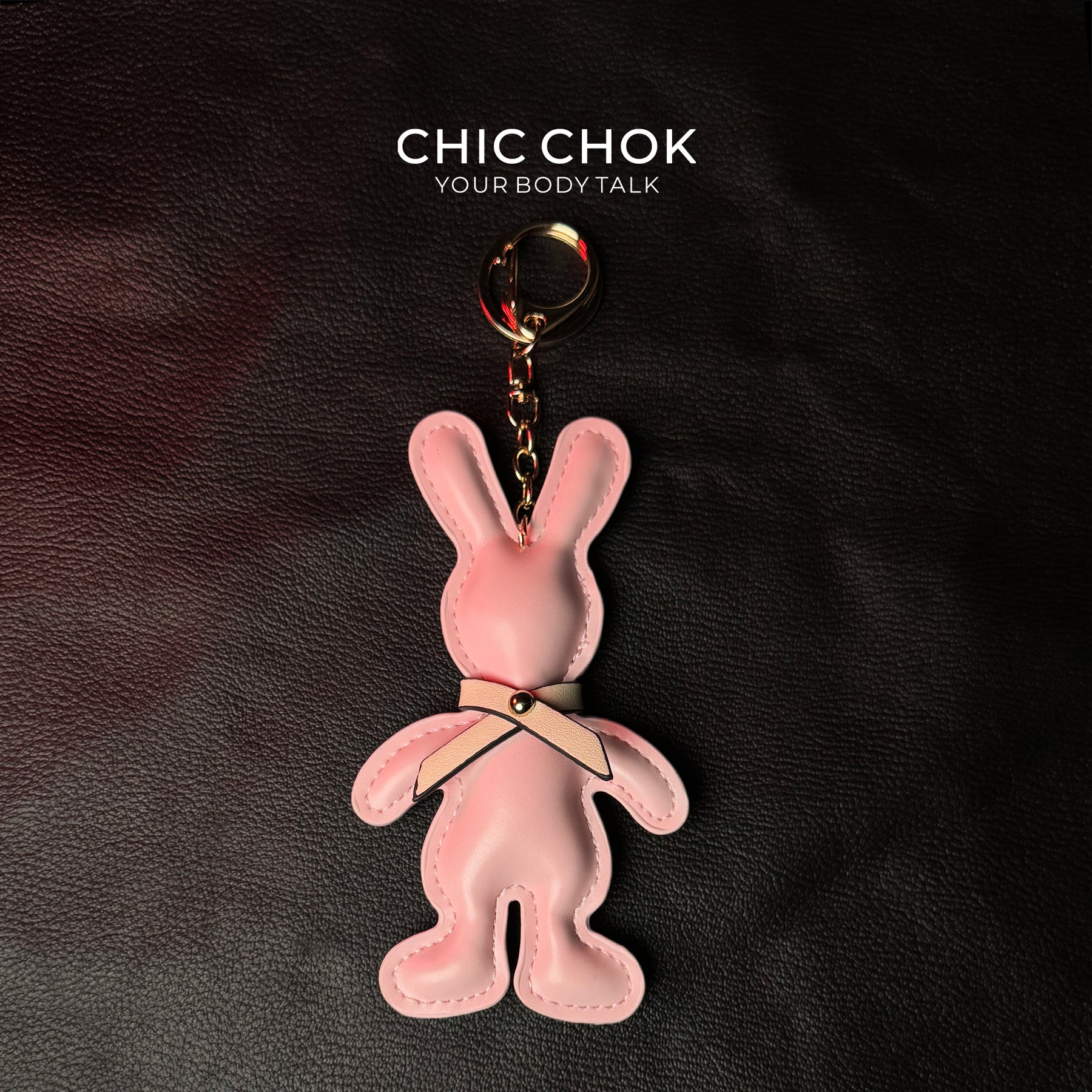 Groovy Bunny | Fun and trendy Easter, cute and dynamic with you Keychain