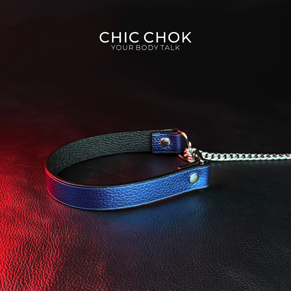 CHICCHOK [Breathless] Pulling Fashion and Fun Choker(Blue)