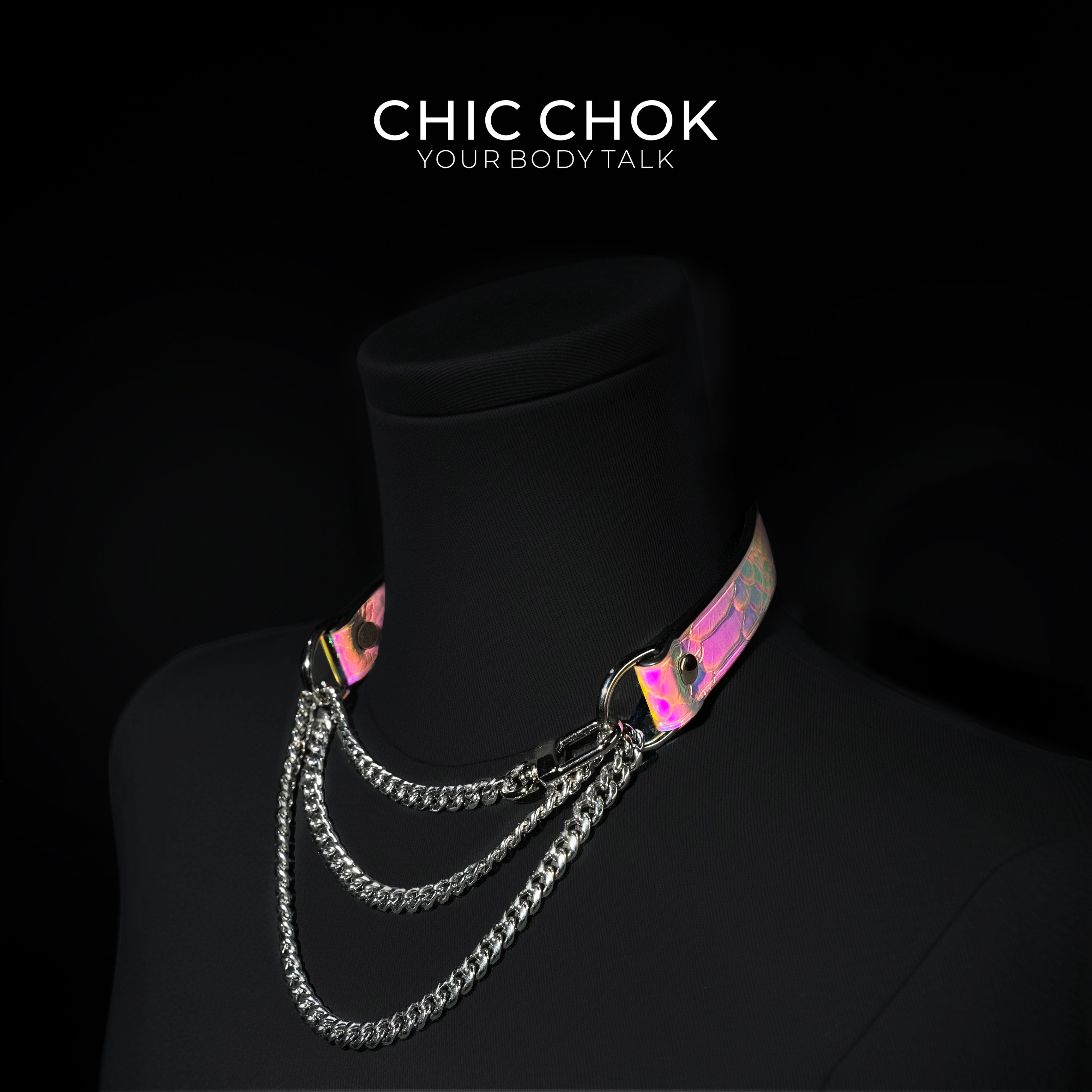 CHICCHOK [Breathless] Pulling Fashion and Fun Choker(Elegy in Scarlet)