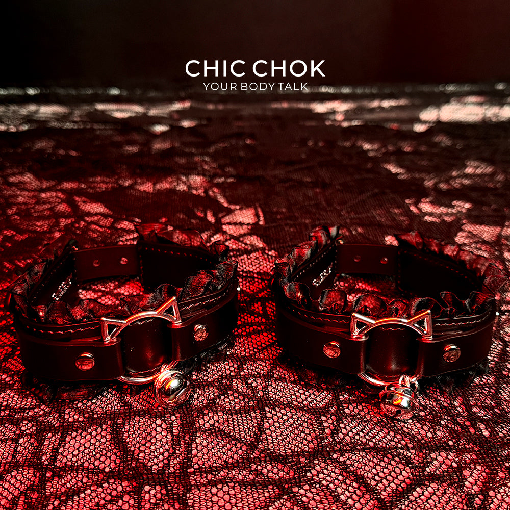 CHICCHOK Cat lace leg ring/bracelet/foot ring