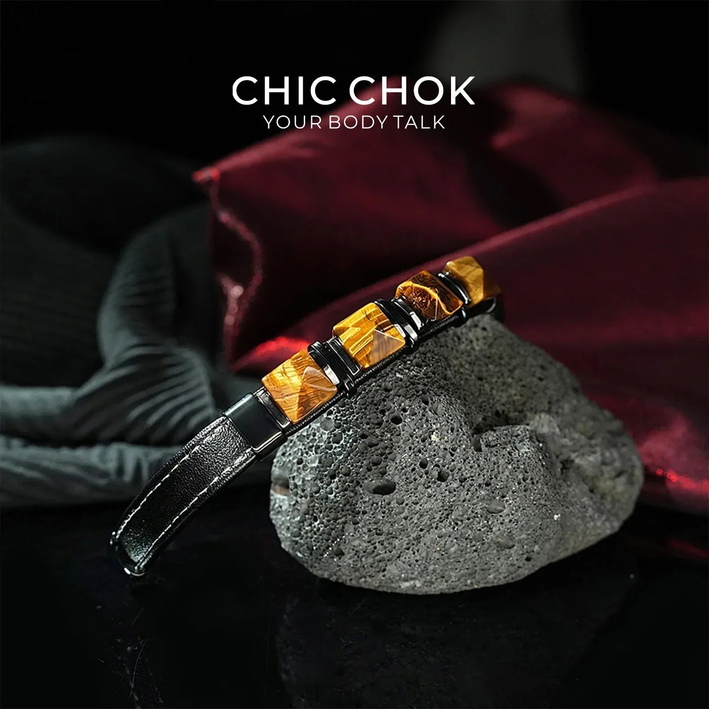 Golden Focus - CHICCHOK - Bracelet, Crystal Bracelet