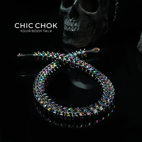 [CHICCHOK] Dragon Themed Choker - Bone Charm Elegance, A Fusion of Strength and Softness in a Choker Design Highlights(Dazzling Colors)