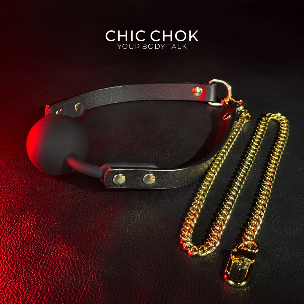 [CHICCHOK] PureSilk Silicone Gag – Gentle Bondage, Elegant Desire