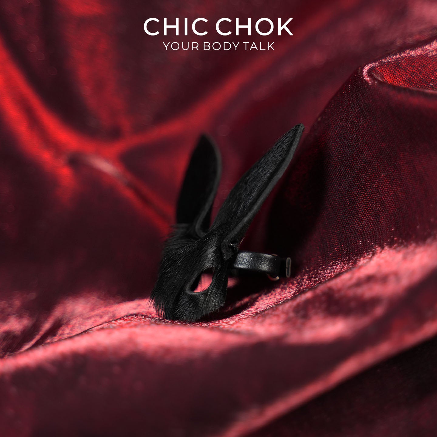 CHICCHOK Crimson Viper Rabbit Ring | Genuine Burgundy Snakeskin Statement Ring | Vampire Goth Leather Jewelry