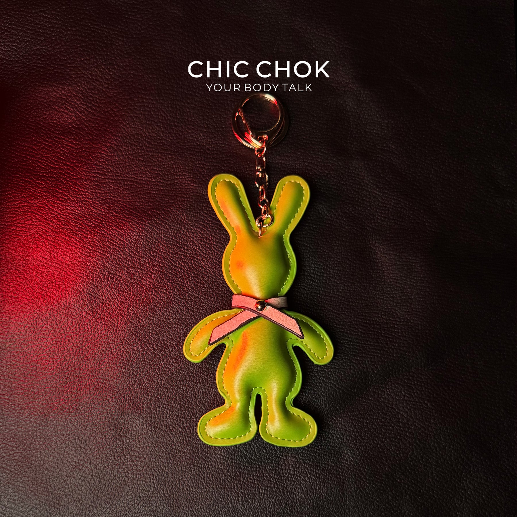 Groovy Bunny | Fun and trendy Easter, cute and dynamic with you Keychain