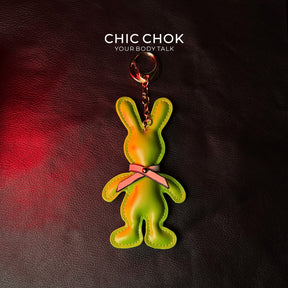 Groovy Bunny | Fun and trendy Easter, cute and dynamic with you Keychain