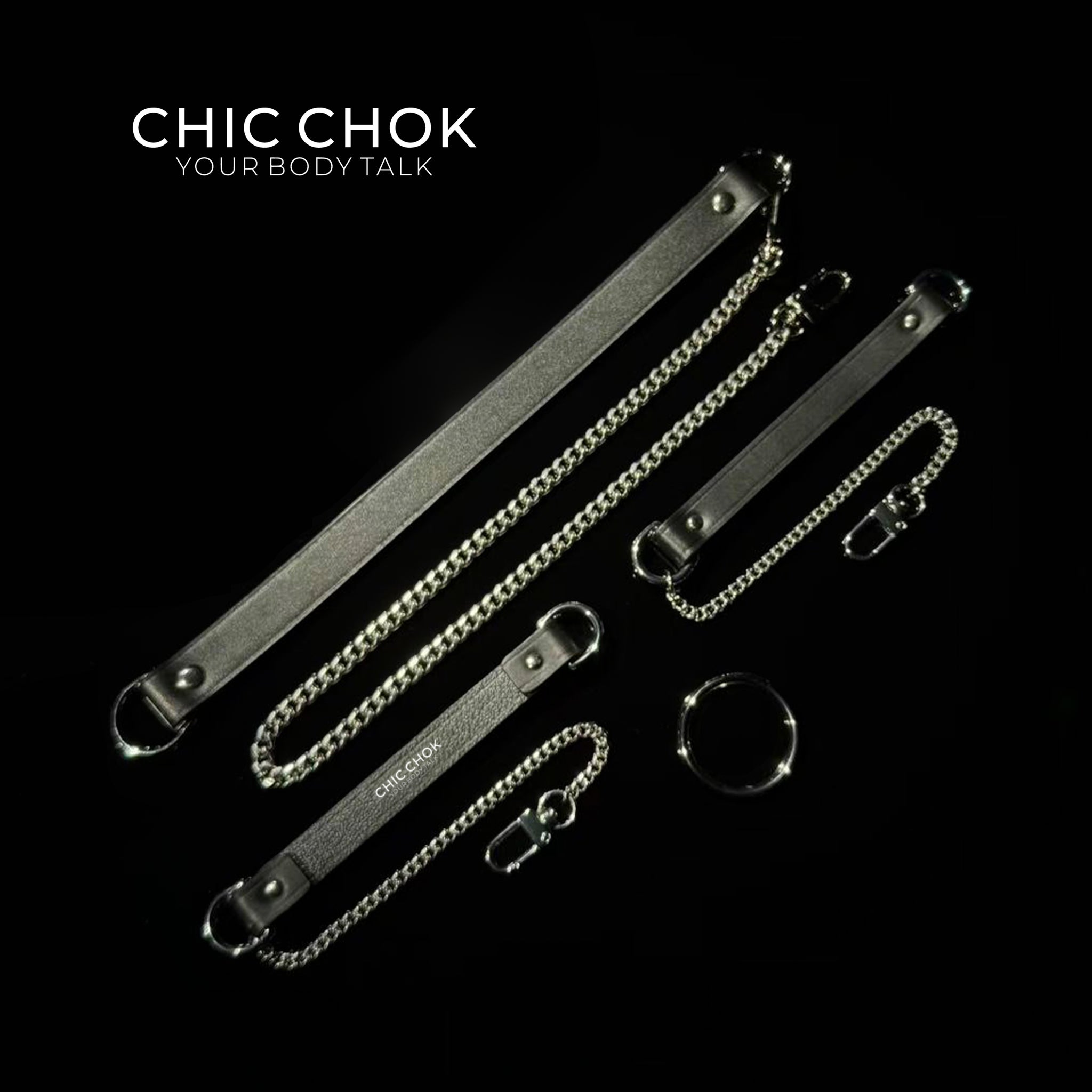 CHICCHOK Breathless Handchain Anklet Set