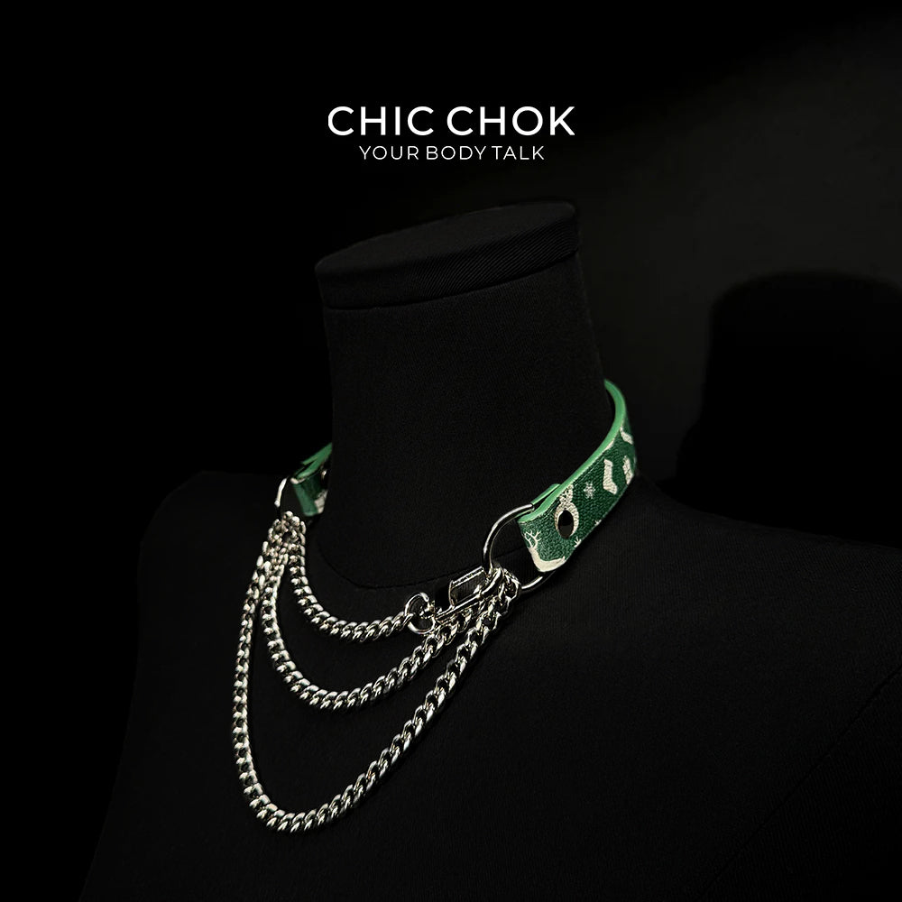 CHICCHOK [Breathless] Pulling Fashion and Fun Choker Christmas Limited Edition