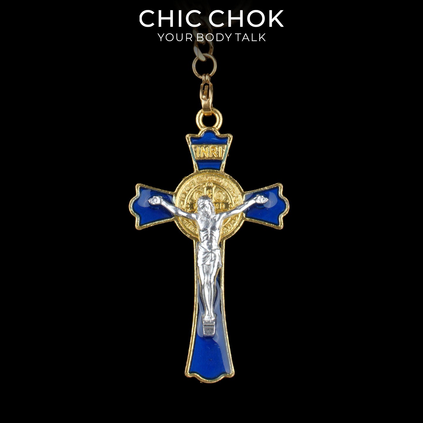 Kalung Y-Lariat Bintang Emas CHICCHOK | Rantai Kuba Baja Tahan Karat Berlapis Emas 18K | Perhiasan Coquette Liontin Hati Emas Hancur Bertekstur Antik