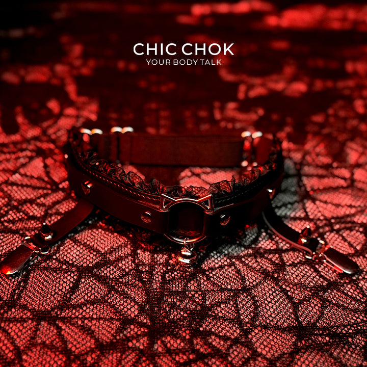 CHICCHOK Cat lace leg ring/bracelet/foot ring
