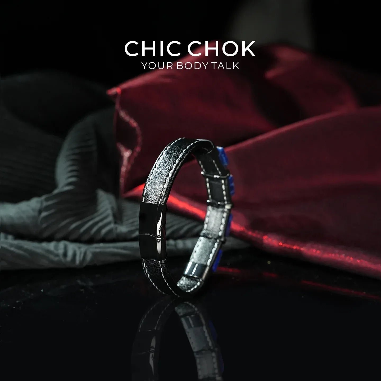 Blue Focus - CHICCHOK - Bracelet, Crystal Bracelet