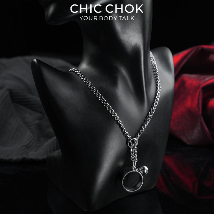 CHICCHOK Original Fingertip Shackle: Interactive Chain Ring - High-Quality Stainless Steel Darkwear Jewelry