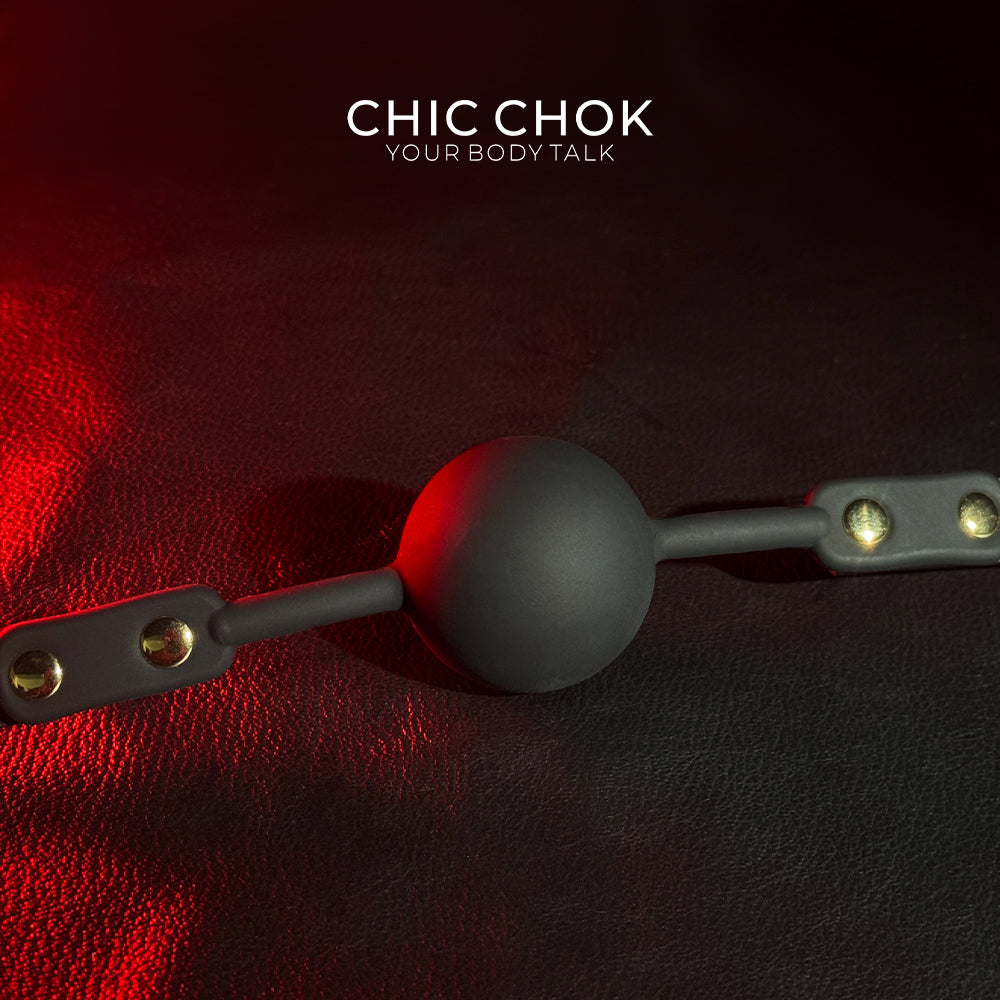 [CHICCHOK] PureSilk Silicone Gag – Gentle Bondage, Elegant Desire