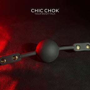 [CHICCHOK] PureSilk Silicone Gag – Gentle Bondage, Elegant Desire