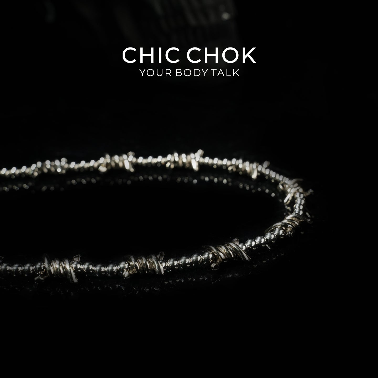 CHICCHOK [Steel Thorns] Heavy Metal Punk Necklace