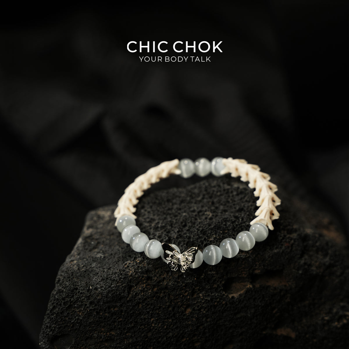 Butterfly Bone Frost Firefly Bracelet