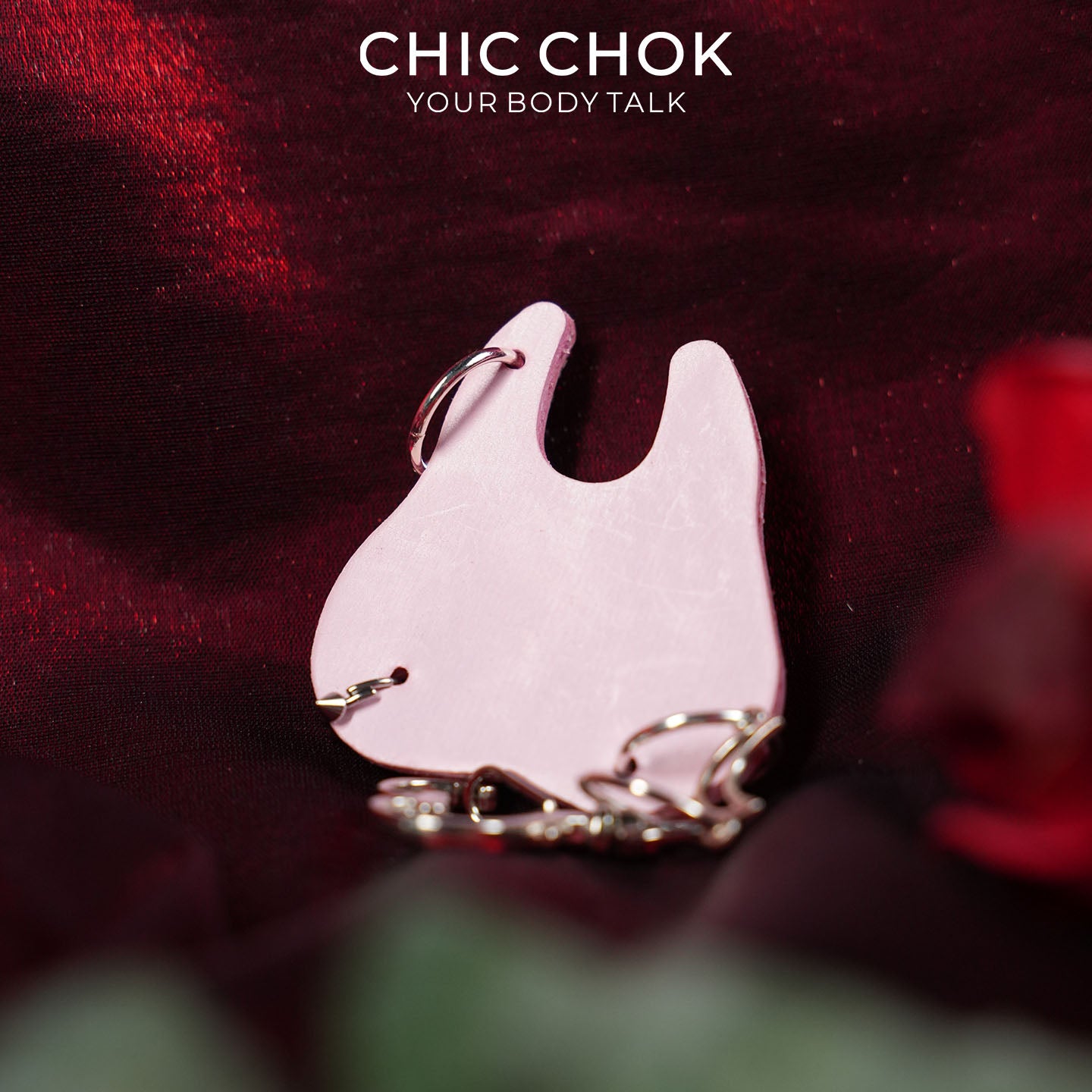 CHICCHOK Crucifix Molar Genuine Leather Pendant | Pastel Goth Anatomical Tooth Keychain | Creepy Cute Glass Eye Cyber Punk Accessory