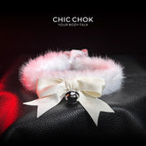 CHICCHOK [Snow Dolly] Spécial Édition Limitée Hiver – nœud rouge avec clochette dorée