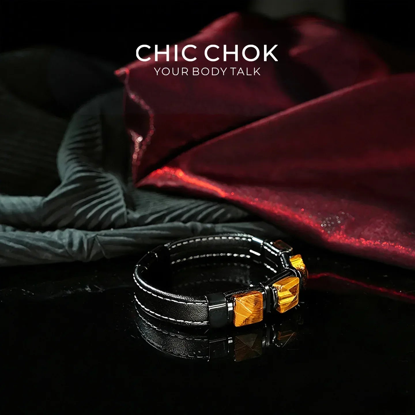 Golden Focus - CHICCHOK - Bracelet, Crystal Bracelet