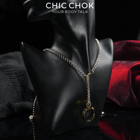 CHICCHOK Original Fingertip Shackle: Interactive Chain Ring - High-Quality Stainless Steel Darkwear Jewelry
