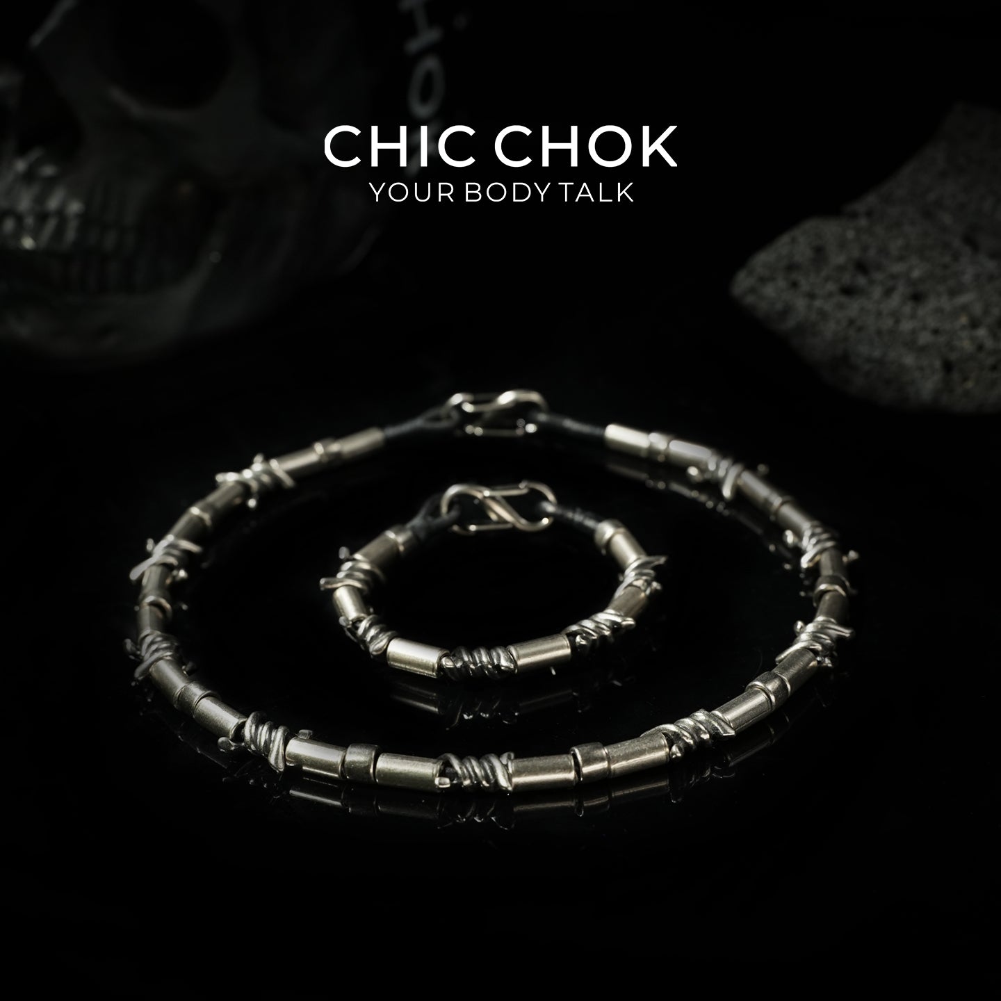 CHICCHOK [Barbed Pulse] Industrial Steel Choker