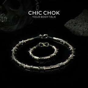 CHICCHOK [Barbed Pulse] Industrial Steel Choker