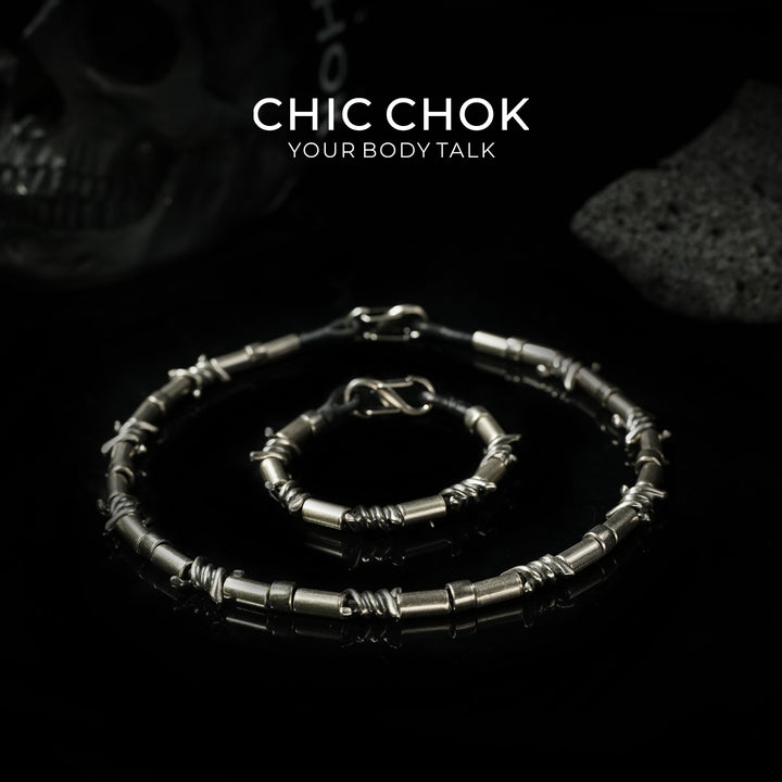 CHICCHOK [Barbed Pulse] Industrial Steel Choker
