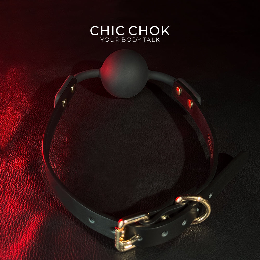 [CHICCHOK] PureSilk Silicone Gag – Gentle Bondage, Elegant Desire