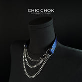 CHICCHOK [Breathless] Pulling Fashion and Fun Choker(Blue)