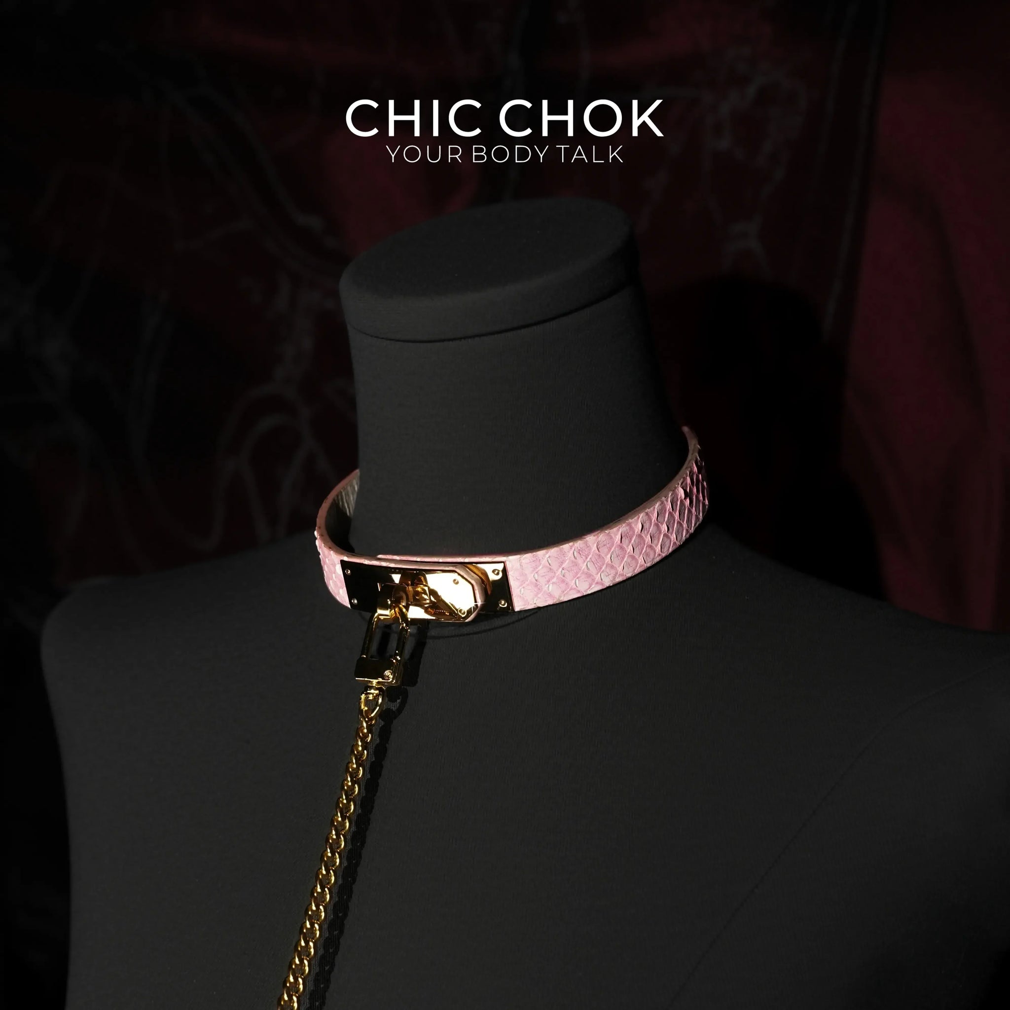 CHICCHOK - Kelly buckle Dimple Choker - CHICCHOK - Choker