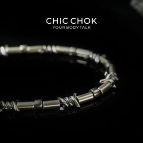 CHICCHOK [Barbed Pulse] Industrial Steel Choker
