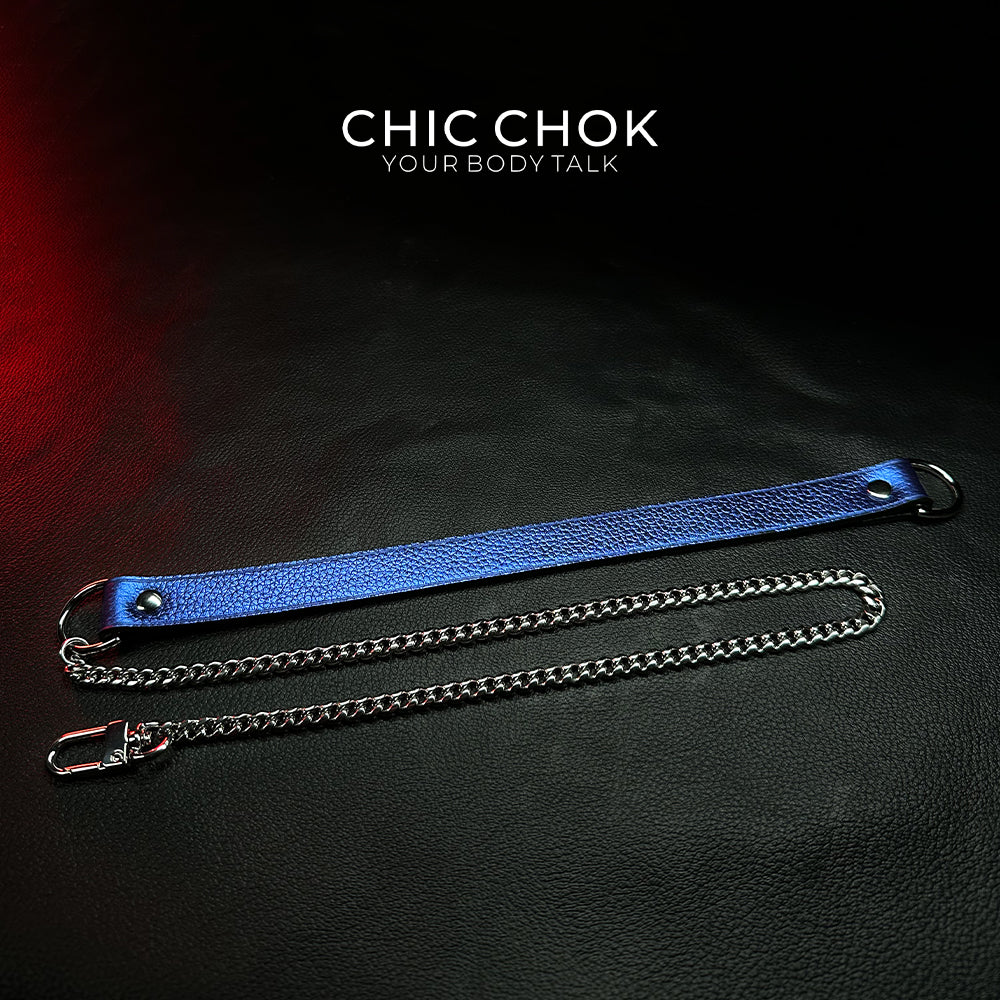 CHICCHOK [Breathless] Pulling Fashion and Fun Choker(Blue)