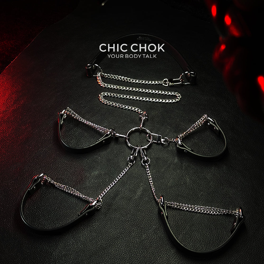 CHICCHOK Breathless Handchain Anklet Set