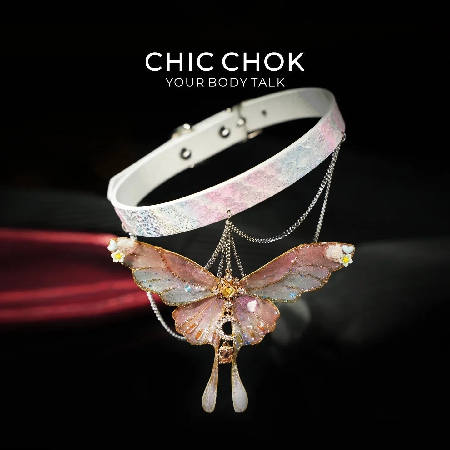 CHIC CHOK Rainbow Butterfly - CHICCHOK - Choker