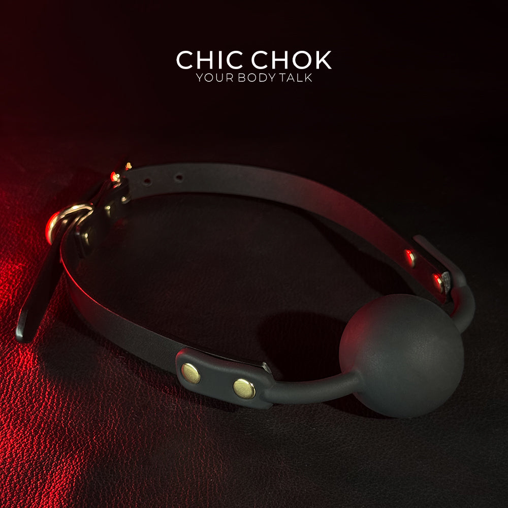 [CHICCHOK] PureSilk Silicone Gag – Gentle Bondage, Elegant Desire