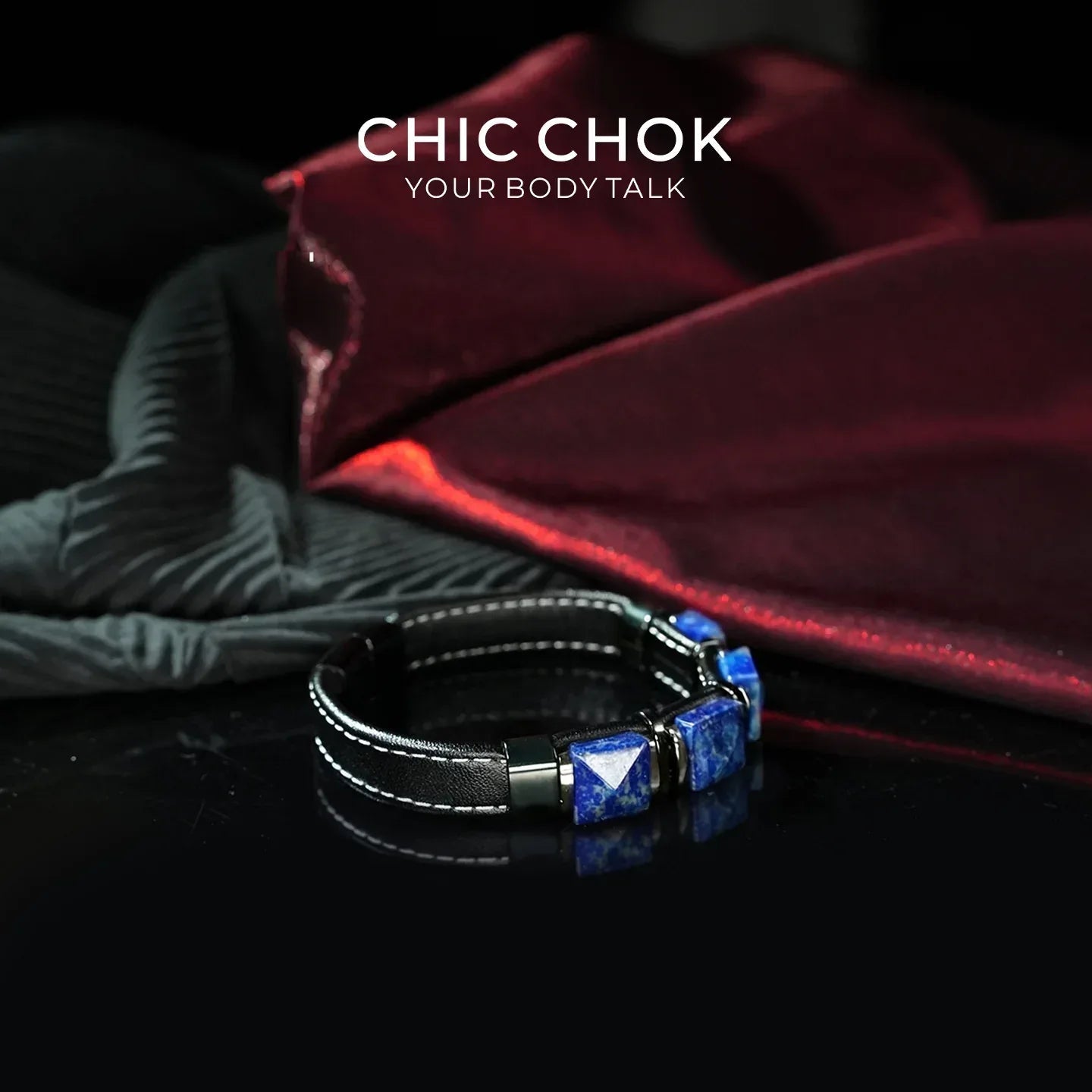 Blue Focus - CHICCHOK - Bracelet, Crystal Bracelet