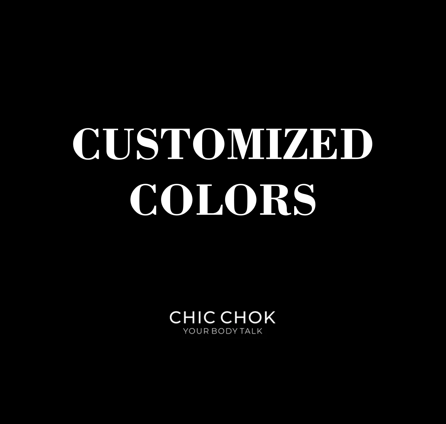 chicchok breathless choker handmade custom colors