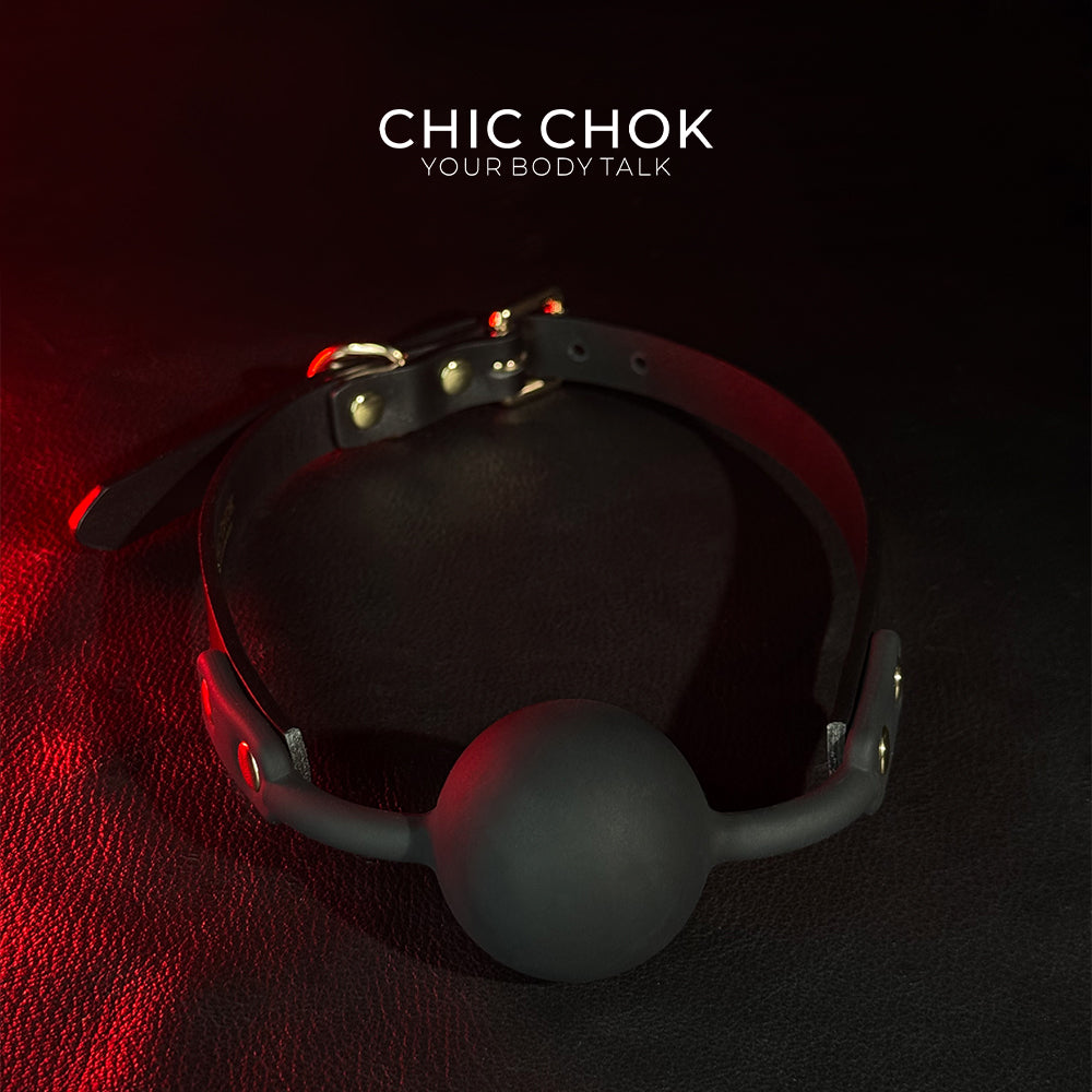 [CHICCHOK] PureSilk Silicone Gag – Gentle Bondage, Elegant Desire